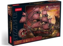 CubicFun - Puzzle 3D Plachetnice Queen Anne s Revenge 391 dílků