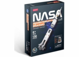 CubicFun - Puzzle 3D Apollo Saturn V Rocket - 136 dílků