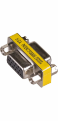 Akyga adaptér D-SUB (15-pin)-F/D-SUB (15-pin)-F/stríbrná