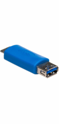 Akyga adaptér USB-A3.0/microUSB-B 3.0/ABS/modrá