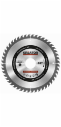 Pilový kotouč Kreator KRT020411 na dřevo 165mm, 48T 