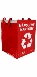 SIXTOL Taška na tříděný odpad SORT EASY CARTON, 30x30x40cm, 36l SIXTOL
