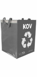 SIXTOL Taška na tříděný odpad SORT EASY METAL, 30x30x40cm, 36l SIXTOL