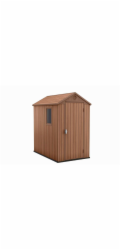 Zahradní domek Keter Darwin 4 x 6 hnědý, s podlahou