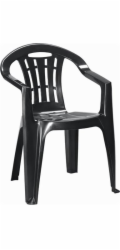 Plastová židle Keter Mallorca grafitová