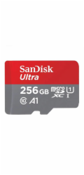 Paměťová karta Sandisk Ultra microSDXC 256GB 150 MB/s  A1 Class 10 UHS-I, adapter