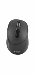 Myš Yenkee YMS 2080GY SLIDER, optická, bezdrátová, dobíjecí, 2400 DPI, černá