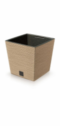 Květináč Prosperplast FURU SQUARE LOW ECO WOOD 30 cm naturo 