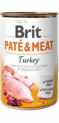 BRIT Paté & Meat with Turkey - mokré krmivo pro psy - 800g