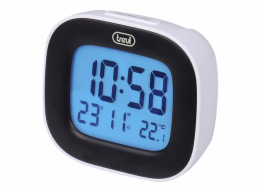 Digitální budík Trevi, SLD 3875 WH, s teploměrem, LCD displej, programovatelný