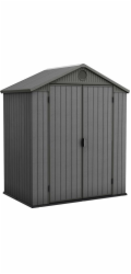 Zahradní domek Keter Darwin 6 x 4 šedý, s podlahou