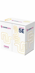 Kabel Conexpro FTP kabel ekonomy venkovní, CAT5e, PE, 24AWG, 305m, černý