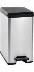 Odpadkový koš Curver Slim Bin 25 stříbrný