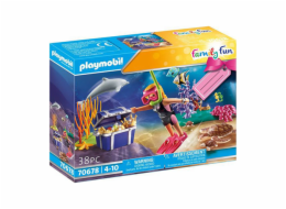 Potápěčka s pokladem Playmobil, Prázdniny, 38 dílků | 70678