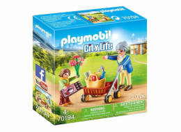 Babička s chodítkem Playmobil, Život ve městě, 20 dílků