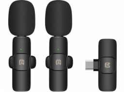 Bezdrátový mikrofon Puluz PU3151B Lavalier typ C