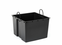 Hrnec Lamela 591-83, plast, H 40 cm, hnědý