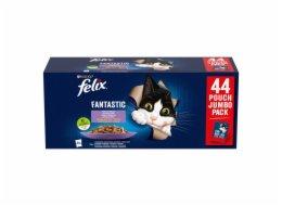 PURINA Felix Fantastic Mix in jelly - mokré krmivo pro kočky - 44 x 85g