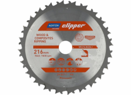 Clipper NORTON KRUHOVÁ PILA 216mm x 30mm x 24z DŘEVO A KOMPOZITY ATB Neg (2,8 / 1,8) N70184608056