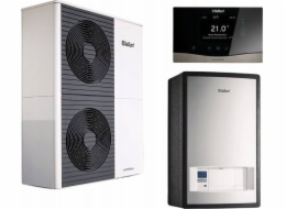 Balení Vaillant: tepelné čerpadlo VWL 105/6A + nástěnný modul MEH 97/6 + monoblok VRC 720 aroTHERM plus