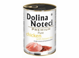 Dolina Noteci Premium Pure mokré krmivo pro psy s kuřecím masem a rýží - 400g