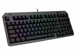 ASUS klávesnice TUF Gaming K3 GEN II, mechanická, CZ/SK, šedá