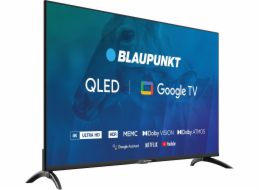 TV 43 Blaupunkt 43QBG7000S 4K Ultra HD QLED GoogleTV Dolby Atmos WiFi 2 4-5GHz BT černá