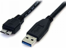 StarTech USB-A - micro-B USB kabel 1 m černý (USB3AUB50CMB)