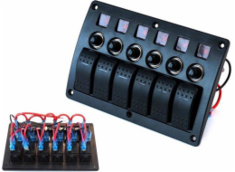 TurboWorks_F vypínač ZAP/VYPx6,BA 3x5A 2x10A 1x15A