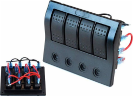 TurboWorks_F Spínače 12/24V IP68 (ON)-OFFx1, ON-OFFX3, 2B 5A, 1B 10A, 1B 15A