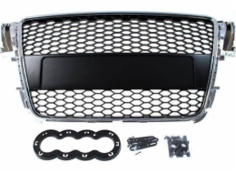 MTuning_F GRILL AUDI A5 8T RS-STYLE CHROME-BLACK (07-10) PDC