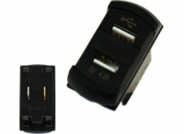TurboWorks_F zásuvka 12/24V 2xUSB (4,2A) V