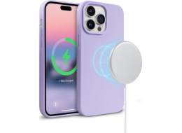 Barevný kryt Crong Crong magnetický – pouzdro iPhone 14 Pro Max MagSafe (fialové)