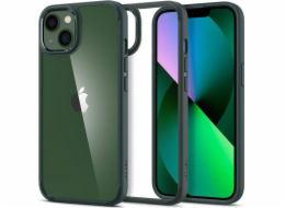 Pouzdro Spigen IPHONE 13 Spigen Ultra Hybrid Crystal Midnight Green