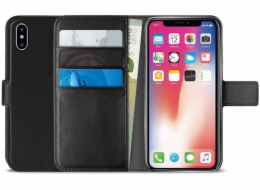 Puro Booklet Wallet Case iPhone Xs Max + stand up black