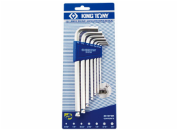 King Tony Sada imbusových klíčů typ L 2,5-10mm s kuličkou, 7 ks. (20208MR)
