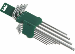 Jonnesway TORX KLÍČ TYP L SADA 9 ks. EXTRA DLOUHÁ 5ÚHELNÁ H16109S JH16109S