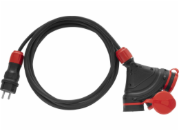 AWTools EXTREME PRODLUŽOVACÍ ŠŇŮRA 20m 3x1,5mm 3 ZÁSUVKY IP54 16A/4000W