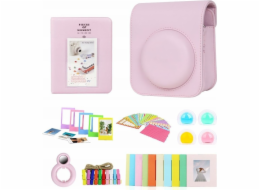 LoveInstant Case Set 8v1 Příslušenství pro Fujifilm Instax Mini 12 / Pink