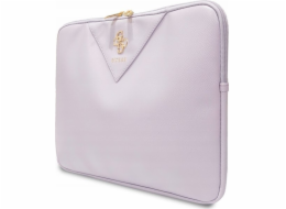 Pouzdro Guess  Triangle 4G Sleeve Case – Pouzdro na notebook 13/14 (fialové)