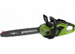 Greenworks 40V řetězová pila 40 cm Greenworks GD40CS18K2X sada nabíječka + 2x 2Ah baterie