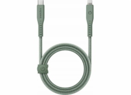 Energea USB kabel ENERGEA Flow USB-C - Lightning C94 MFI kabel 1,5m zelený/zelený 60W 3A PD Fast Charge