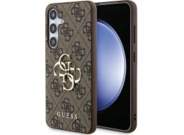 Pouzdro Guess  pro SAMSUNG A35 GUHCSA354GMGBR (PU Big 4G Metal Logo) hnědé