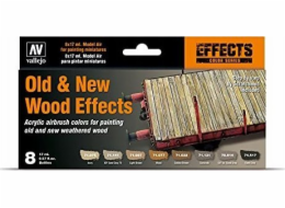 Vallejo : Model Air - Old & New Wood Effects 8x 17 mm Vallejo : Model Air - Old & New Wood Effects 8x 17 mm