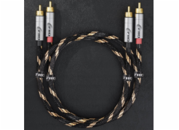 Kabel FiiO FiiO LR-RCA4M - 80 cm - Duální analogový RCA audio kabel
