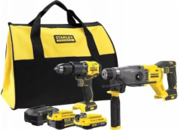 Sada elektrického nářadí Stanley STANLEY SET V20 SFMCK216MDS (SFMCD715 + SFMCH900) 1x4,0Ah 1x2,0Ah