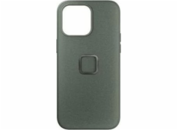 Peak Design  Mobile Everyday Case Fabric iPhone 15 Plus – šedo-zelené