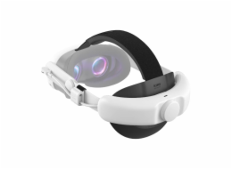 Kiwi Design Q31-SPCU řemínek na hlavu s 6400mAh baterií pro Meta Quest 3 bílý