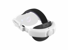 Kiwi Design Q31-SPCU řemínek na hlavu s 6400mAh baterií Meta Quest 3 bílý  VR brýle