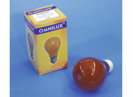Omnilux A19 230V/25W E-27, oranžová